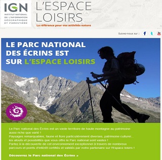 L'IGN et le Parc national des Ecrins s'associent pour des randos interactives